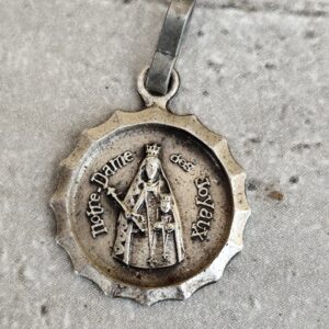Antique médaille religieuse notre dame des joyaux